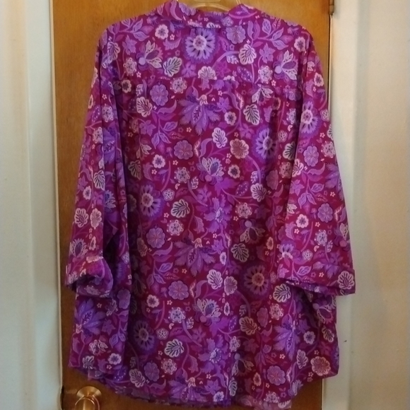 Chelsea Studio Buttoned Sz.4X Blouse Shirt Tunic Style - Picture 6 of 7